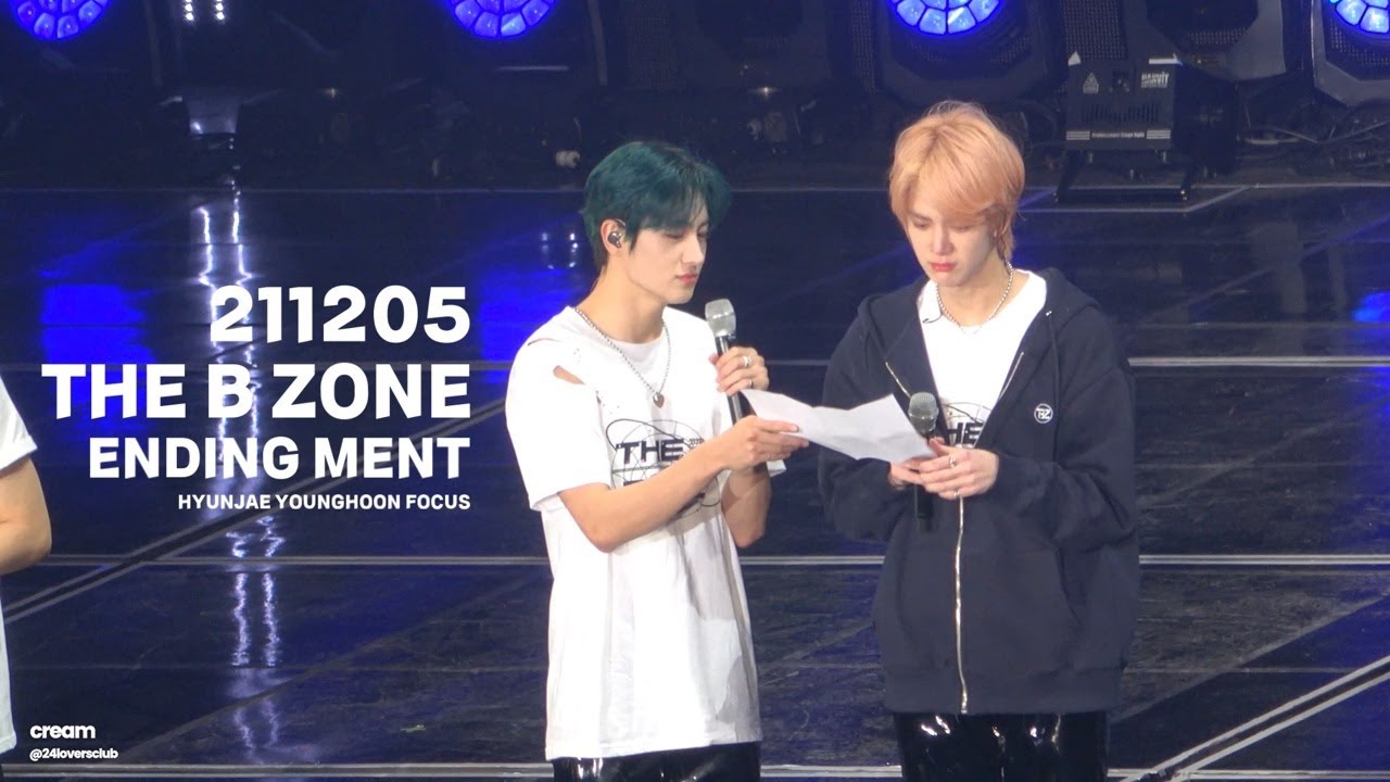 [4K] 211205 THE B ZONE 엔딩 멘트 현재 영훈 focus