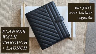 [Planner Launch] Walk through of first ever leather planner!