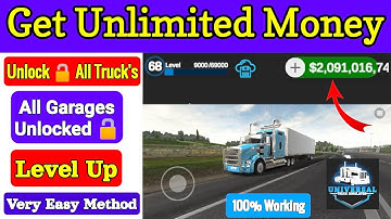 Universal truck simulator mod apk unlimited money latest version