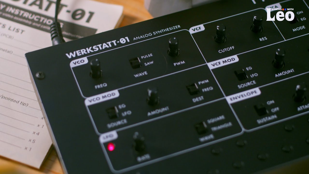 Moog Werkstatt-01 | Synthesizer demo for beginners & Patches - YouTube