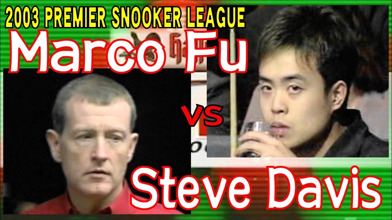 Marco FU vs Steve Davis  premier snooker league 2003