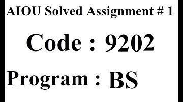 AIOU Code 9202 Solved Assignment No 1 Spring 2025 | Introduction to Library & Information Profession