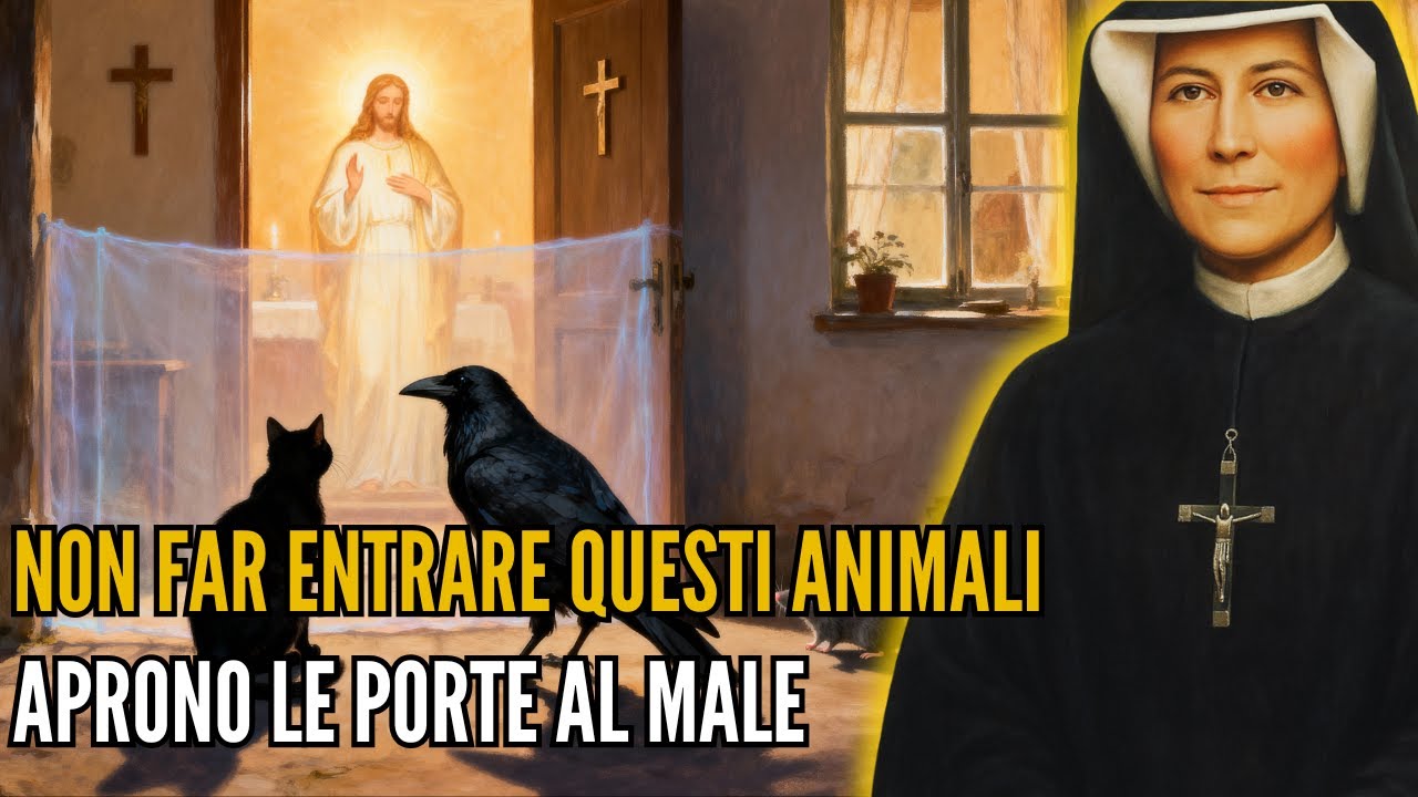Santa Faustina rivela: 3 animali che non dovrebbero mai entrare nella casa di un cristiano