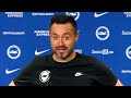 &#39;Pep is THE BEST COACH IN THE WORLD!&#39; | Roberto De Zerbi | Man City v Brighton