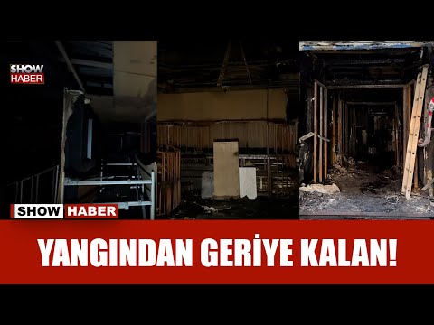 İstanbul Valiliği, Beşiktaş’taki gece kulübünün yangın sonrası görüntülerini paylaştı!