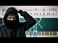 Alan Walker - Faded - Piano Tutorial + SHEETS