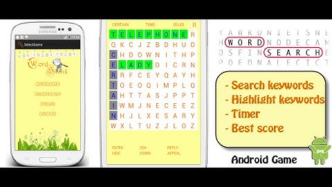 Word Search Android Source Code for Sale - sellmyapp.com