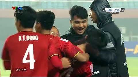 Phút 108 Phan Văn Đức gỡ hòa 2-2 cho U23 Việt Nam