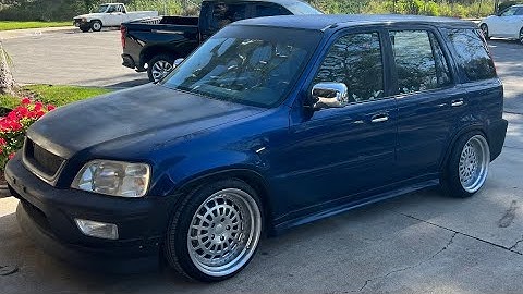 stanced rd1 crv custom hood and rear bumper complete