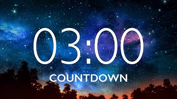 3 Minute Timer with Relaxing Music and Alarm 🎵⏰