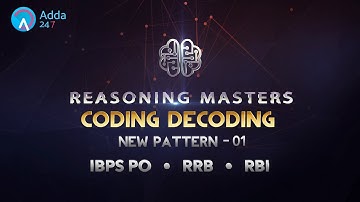 IBPS RRB PO | Coding Decoding | Reasoning Tricks | Online Coaching for SBI IBPS Bank PO