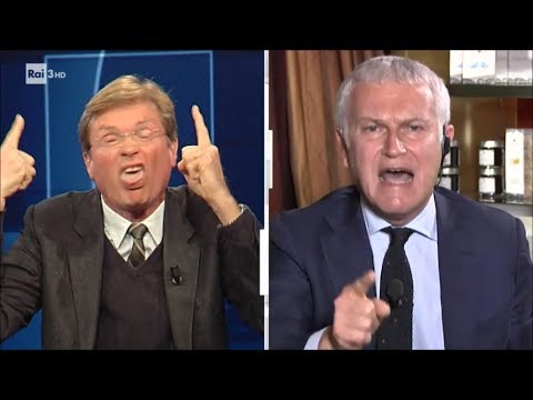 "Racconti fesserie", "Basta!". Lite tra Belpietro e Gumpel - #cartabianca 20/11/2018