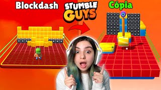 RECRIEI o BLOCKDASH no MODO CRIATIVO do STUMBLE GUYS!! FICOU INCRIVEL...