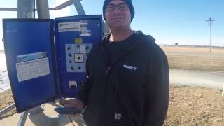 Valley Ag Sense Field commander Installed on a Reinke