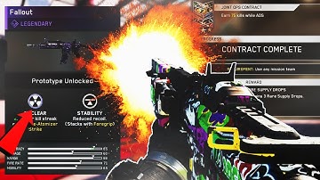 NEW CONTRACT UNLOCKS BEST NUKE WEAPON in Infinite Warfare! IW NV4 FALLOUT DE-ATOMIZER!