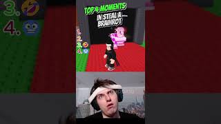 TOP 4 MOMENTS IN STEAL A BRAINROT ROBLOX #roblox #stealabrainrot #memes #funny #growagarden