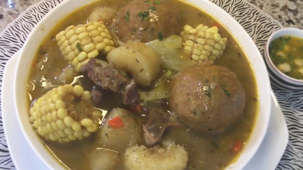 CALDO DE BOLAS DE VERDE (ECUADOR) YouTube