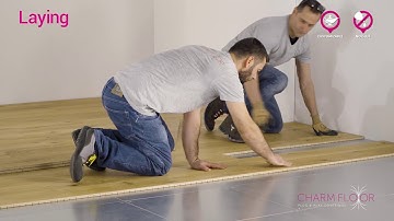 How to install the magnetic parquet CharmWood