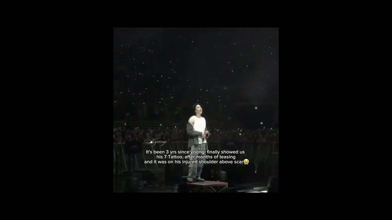 Watch 3 Yrs ago yoongi Finally Showed us his 7 Tattoo!😭😭 that happiness on his face after Revealing!🥹#suga on YouTube Watch 3 Yrs ago yoongi Finally Showed us his 7 Tattoo!😭😭 that happiness on his face after Revealing!🥹#suga on YouTube