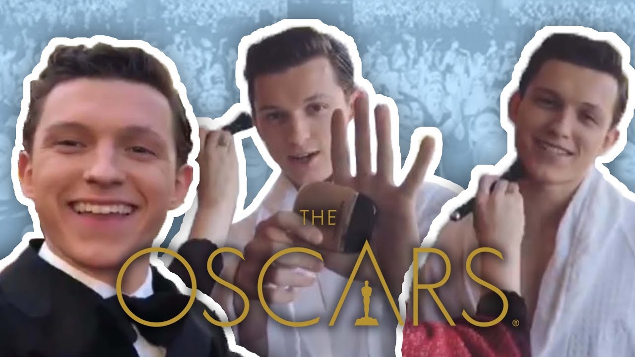 Tom Holland Adorably Getting Ready For The 2018 Oscars YouTube