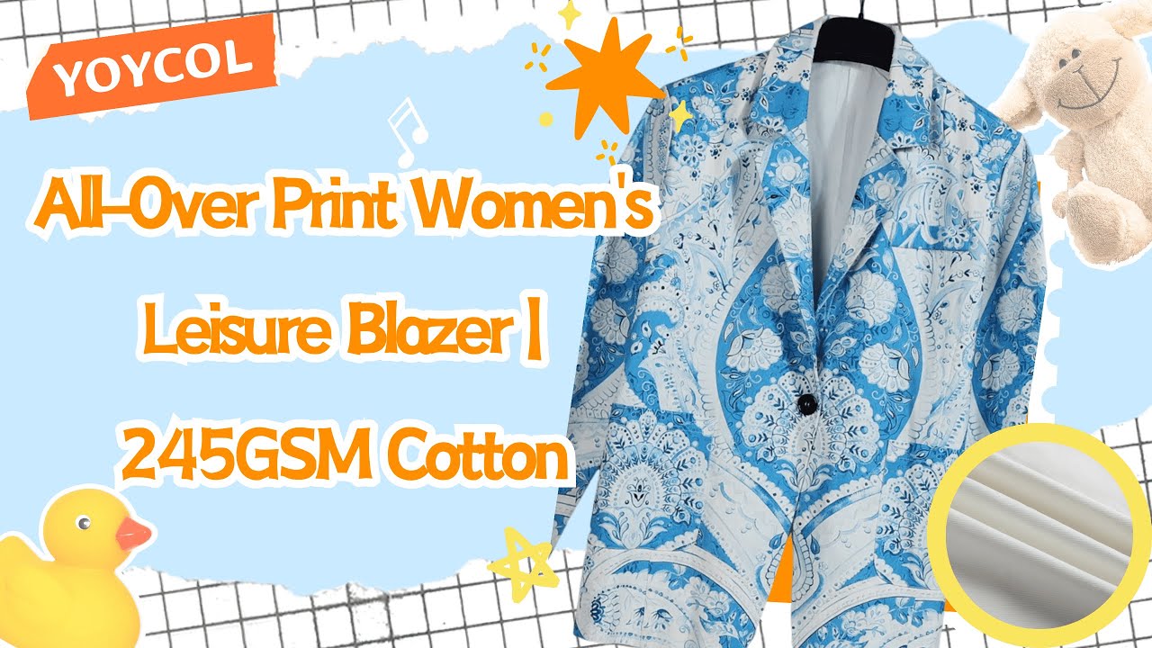 All-Over Print Women's Leisure Blazer