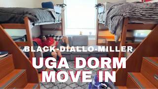 Black-Diallo-Miller (BDM) dorm tour at UGA: flying through move in 2026-2027