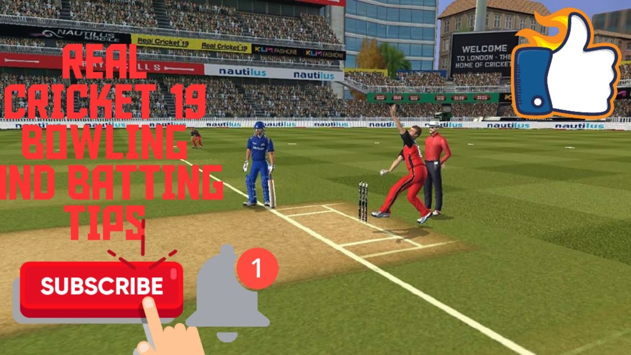 Real cricket 19| bowling and batting| Tips| Real cricket 19