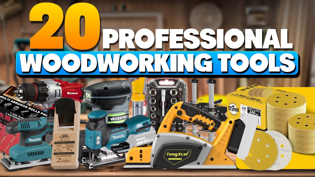 20 Professional Woodworking Tools on Amazon Perfect Finishes