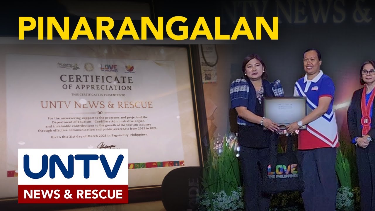 UNTV News and Rescue at ilang media outlets, kinilala ng DOT Cordillera ...