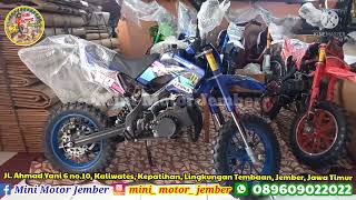 Mini trail LENKA MC69 50cc 2tak pullstater milik crosser Tempurejo