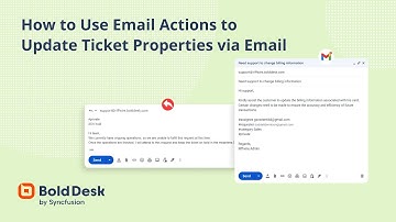 How to Use Email Actions to Update Ticket Properties via Email