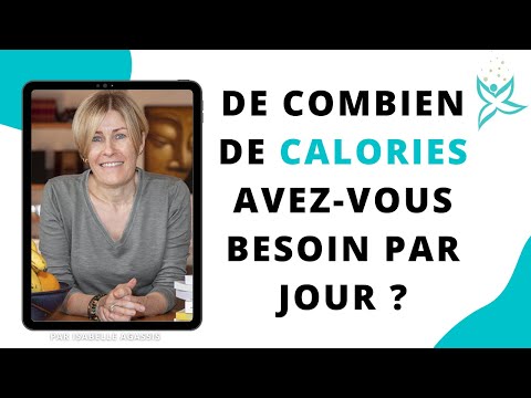 De combien de calories avez-vous besoin par jour ?