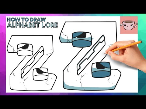 How To Draw Alphabet Lore - Lowercase Letter B