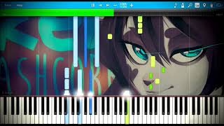 Video thumbnail of "Ken Ashcorp - Black Lily | Synthesia Piano Tutorial"