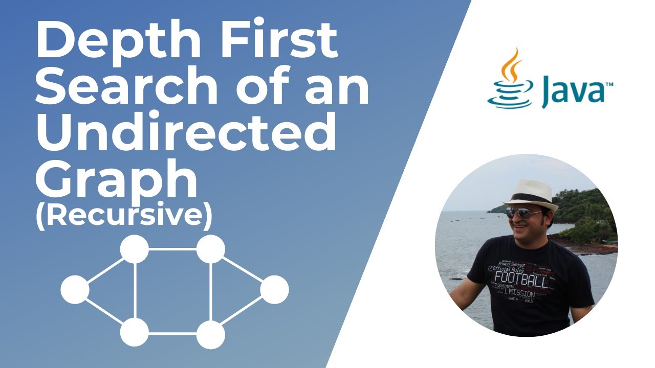 Recursive Depth First Search (DFS) traversal of an Undirected Graph | Animation
