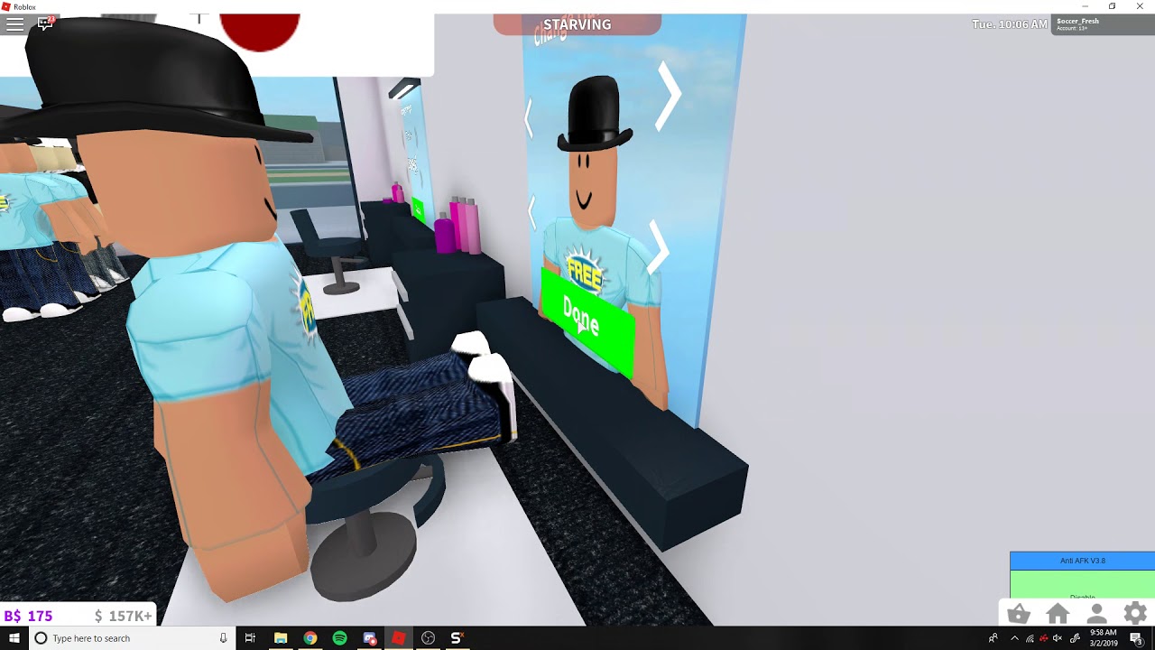 COM10 - Bloxburg Hairdresser & Bloxy Burger Cashier Auto Farm Open Source 1  .txt - - Bloxburg Script Uh Good Name Right.? Meme