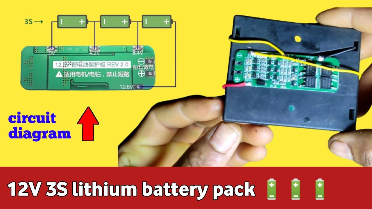 How to make || lithium Battery charger using || BMS 3S 12V module - YouTube