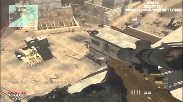 Modern Warfare 3 (MW3) Hardhat NEW Glitch! - How to Get on Top of Map!