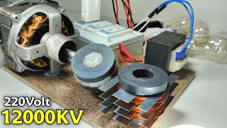 220Volt Free Energy Generator From 100%Coper Wire Use Ac Motor