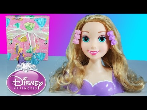 rapunzel head styling doll