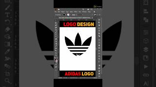 Adidas Logo Design in Illustrator #adidas #logodesign #logo #logos #adobeillustrator #shorts