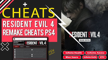 Resident Evil 4 Remake PS4 Cheats | PS4 Trainer Tools By master_s9