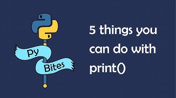 5 lesser known features of the Python print() function