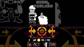 Overtime Dell Remake - Phase 2 attack 1-3 (NO HIT) #shorts  #undertale #undertalefangame #sans