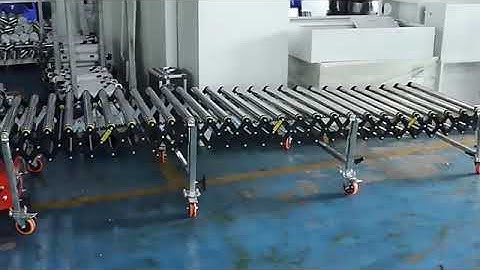 Rolling Assembly Production Line Galvanized Rollers Conveyor For Banding Machine Material Handling