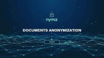 DOCUMENTS ANONYMIZATION DEMO