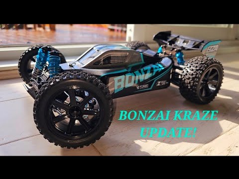 Bonzai Kraze 1/12th scale 4wd buggy update video 