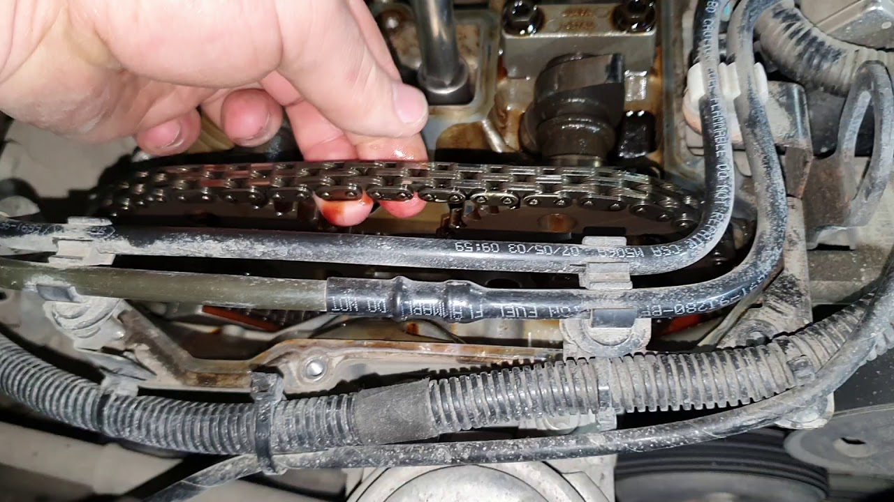 Натяжение цепи грм после 270 тыс пробега. Форд S-max 2007 года - YouTube