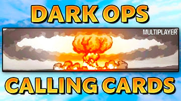 I unlocked EVERY Multiplayer Dark Ops Calling Card in Black Ops 6