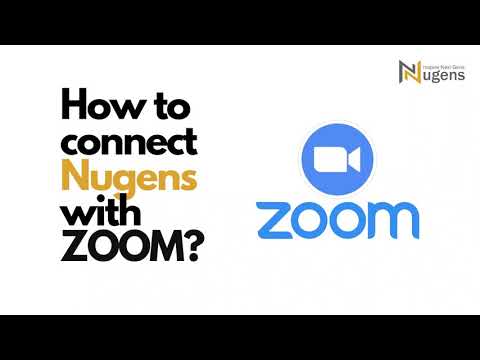 How to connect Nugens with ZOOM Meeting?